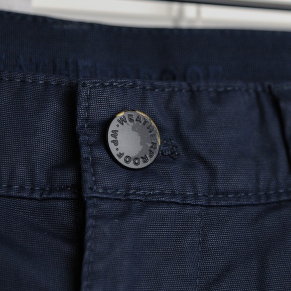 Weatherproof Chino Pants Mens 34x30 Navy Blue Zipper Pocket - Picture 2 of 9